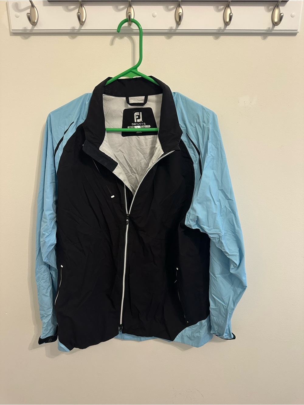 FootJoy Black & Light Blue Men’s Golf Windbreaker Jacket